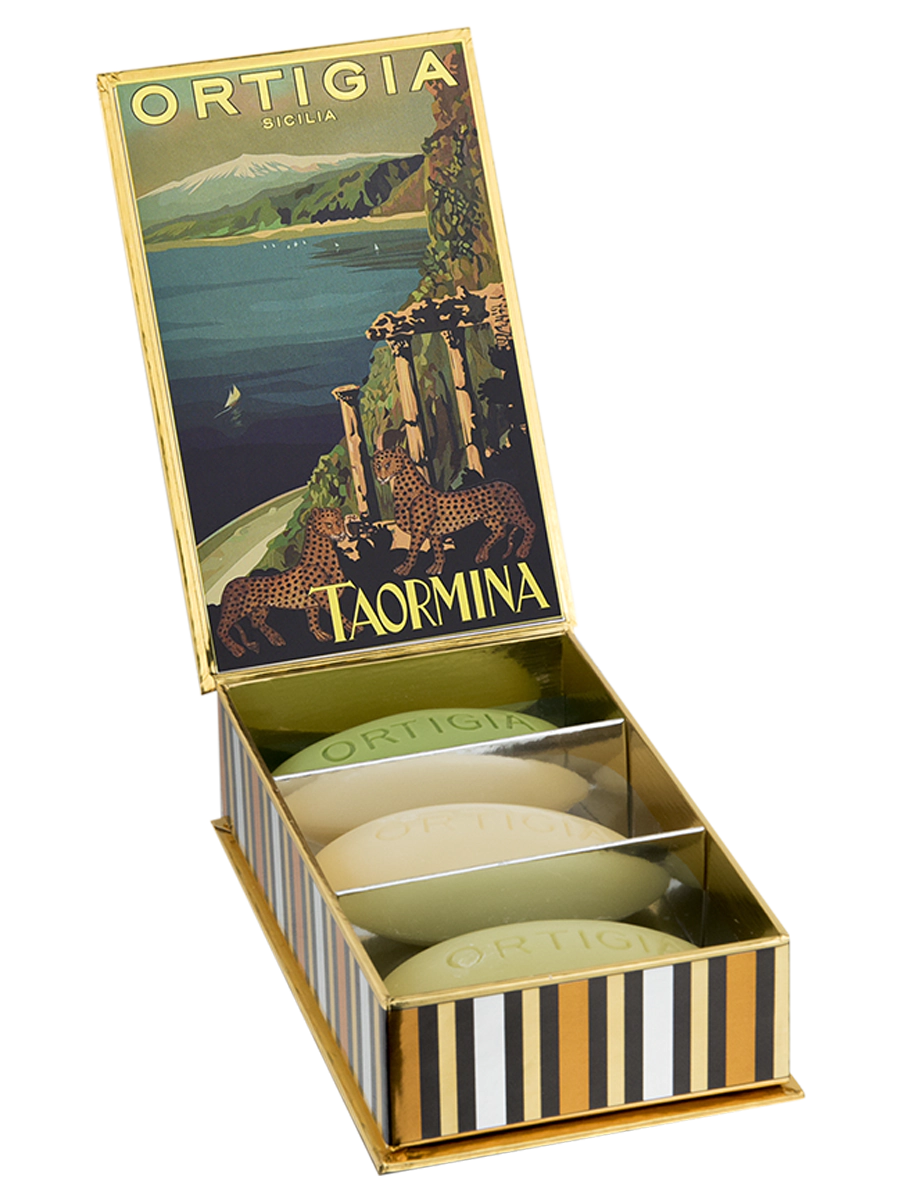 Ortigia city box Taormina 3 soaps