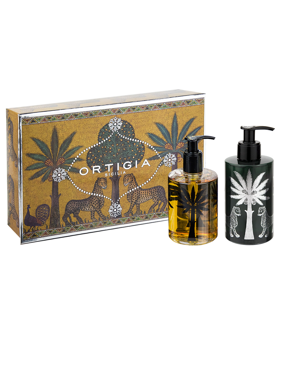 Ortigia Sicilia zagara body cream liquid soap set